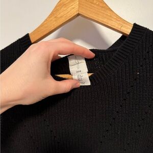 Joie black sleeveless sweater